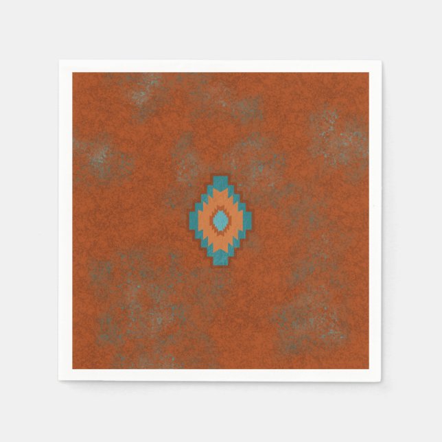 Serviette En Papier Motif Diamond du sud-ouest des Canyons (Devant)