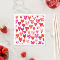 Motif du coeur rose rouge