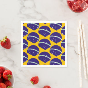 Serviette En Papier Motif du drapeau brésilien