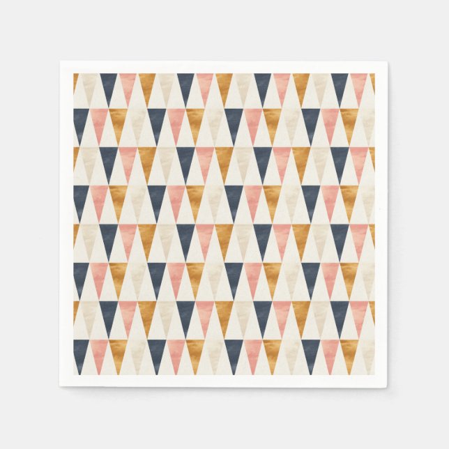 Serviette En Papier Motif du drapeau de la marine scandinave (Devant)