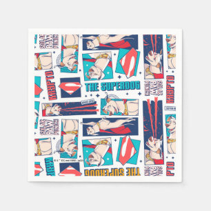 Serviette En Papier Motif du panneau de dessin Krypto