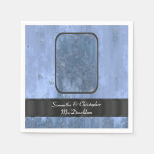 Serviette En Papier Motif en métal rouillé