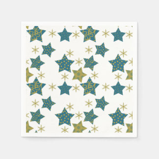 Serviette En Papier Motif étoilé