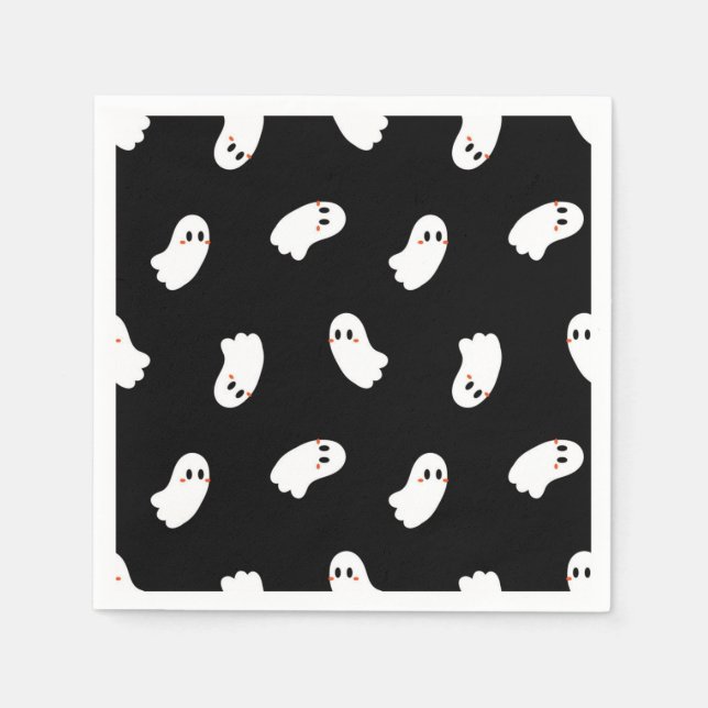 Serviette En Papier Motif fantôme (Devant)