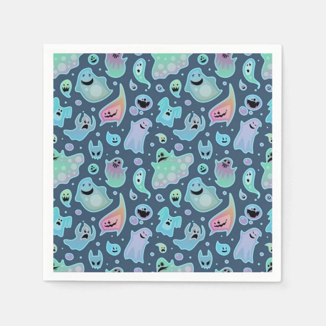 Serviette En Papier Motif fantôme (Devant)