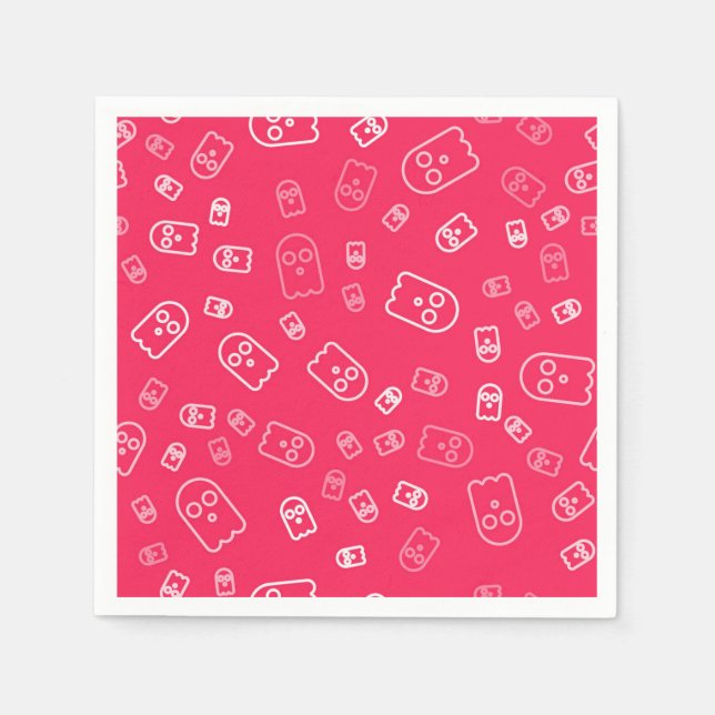 Serviette En Papier Motif fantôme (Devant)