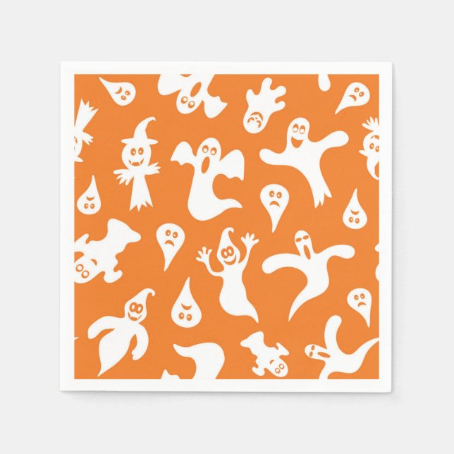 Serviette En Papier Motif fantôme (Devant)