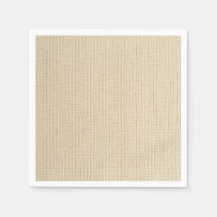 Serviette En Papier Motif Faux burlap