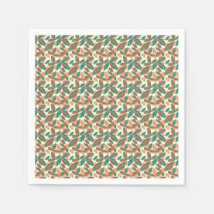 Serviette En Papier motif feuille Abstrait