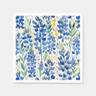 Serviette En Papier Motif Fleur sauvage du Texas Bluebonnet