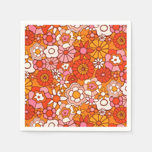 Serviette En Papier Motif floral