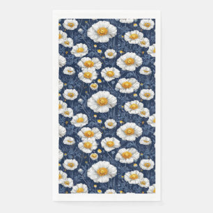 Serviette En Papier Motif floral vibrant