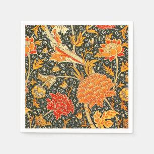 Serviette En Papier Motif floral vintage William Morris Cray
