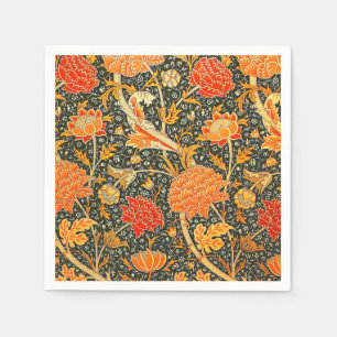 Serviette En Papier Motif floral vintage William Morris Cray