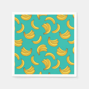 Serviette En Papier Motif Fruit Banana