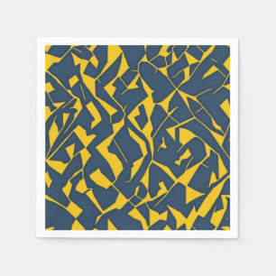 Serviette En Papier Motif géométrique