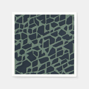 Serviette En Papier Motif géométrique