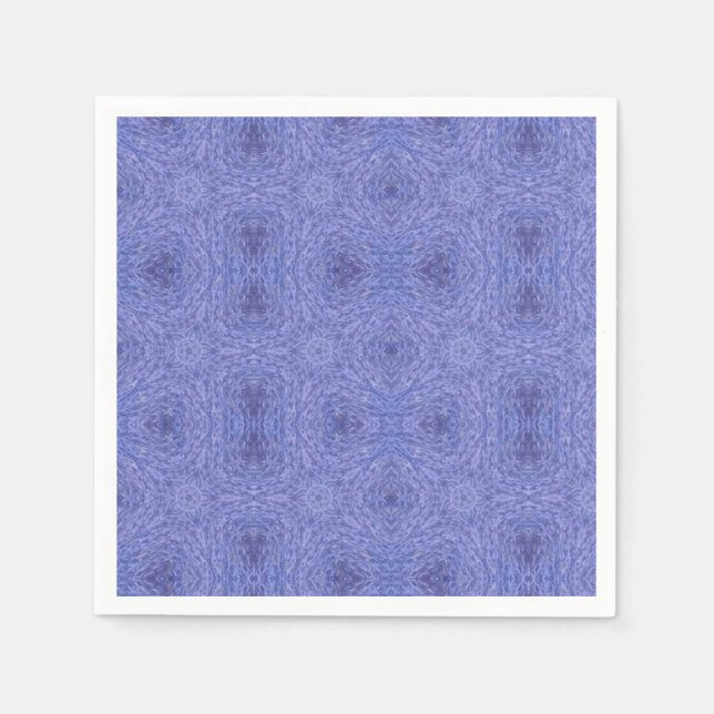 Serviette En Papier Motif géométrique violet violet délicat (Devant)