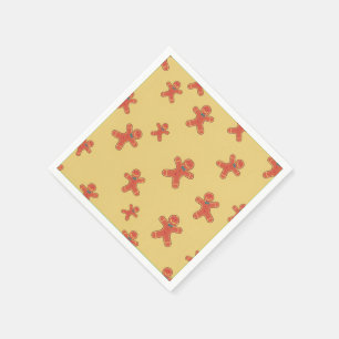 Serviette En Papier Motif homme de pain d'épices
