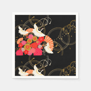 Serviette En Papier motif japonais traditionnel