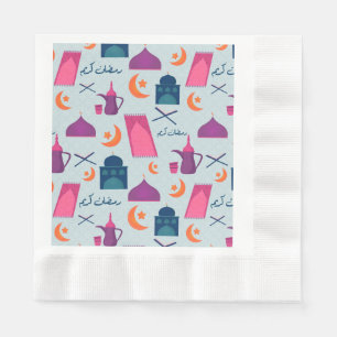 Serviette En Papier Motif Joyeux Ramadan