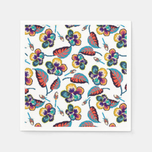 Serviette En Papier Motif lumineux de ketmie