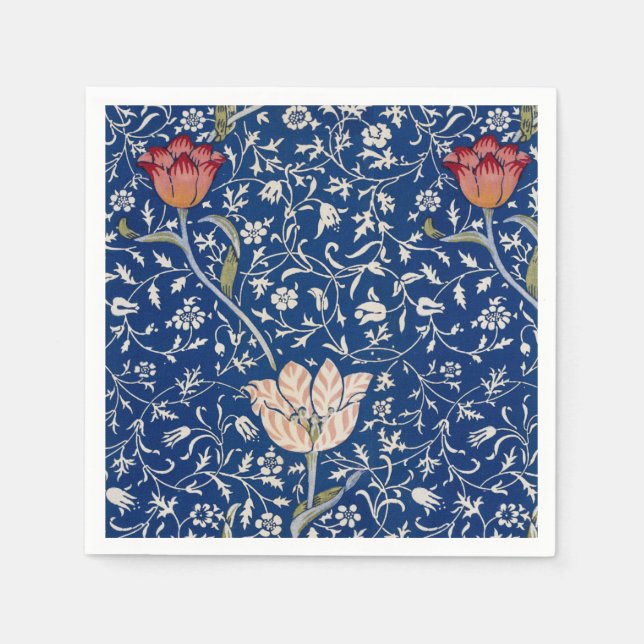 Serviette En Papier Motif Medway de William Morris (Devant)