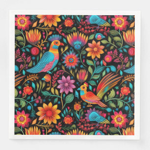 Serviette En Papier Motif mexicain coloré