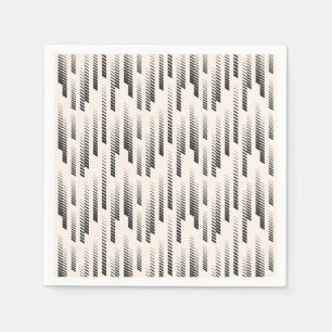 Serviette En Papier Motif moderne de pluie