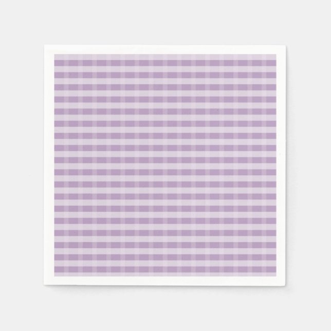 Serviette En Papier Motif mou violet (Devant)