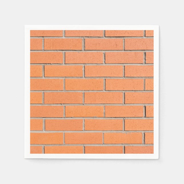 Serviette En Papier Motif mur en brique (Devant)