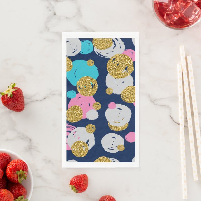 Serviette En Papier Motif point 11 (En situation)