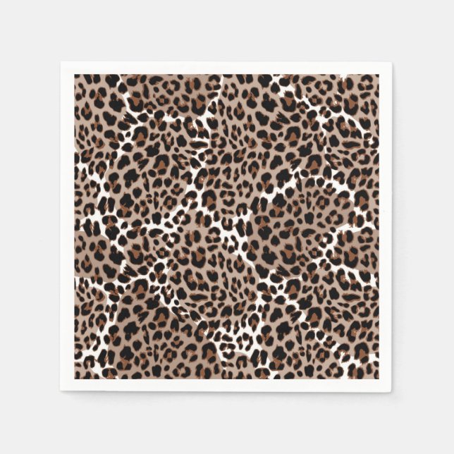 Serviette En Papier motif poster de animal (Devant)