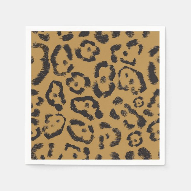 Serviette En Papier motif poster de animal (Devant)