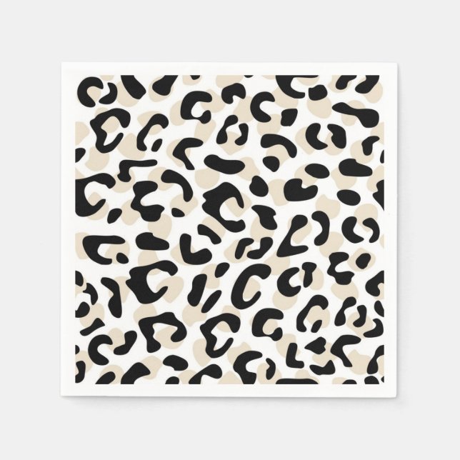 Serviette En Papier motif poster de animal (Devant)