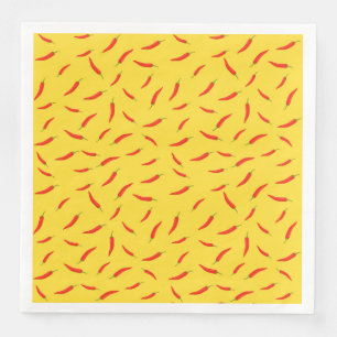 Serviette En Papier Motif Red Chilies