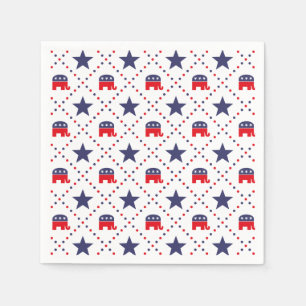 Serviette En Papier Motif républicain du diamant