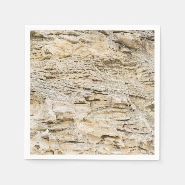 Serviette En Papier Motif Sandstone (Devant)