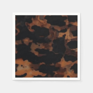 Serviette En Papier Motif sans couture en écaille de tortue, écaille d
