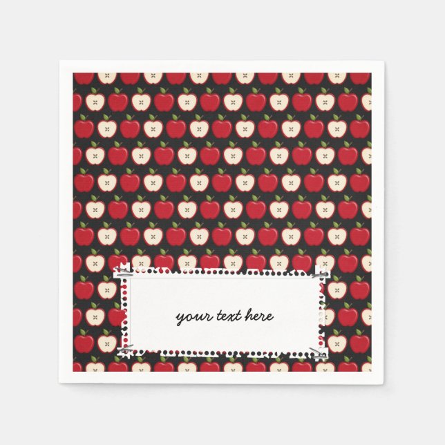 Serviette En Papier Motif scolaire (Devant)