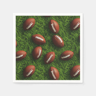 Serviette En Papier Motif sportif américain de football