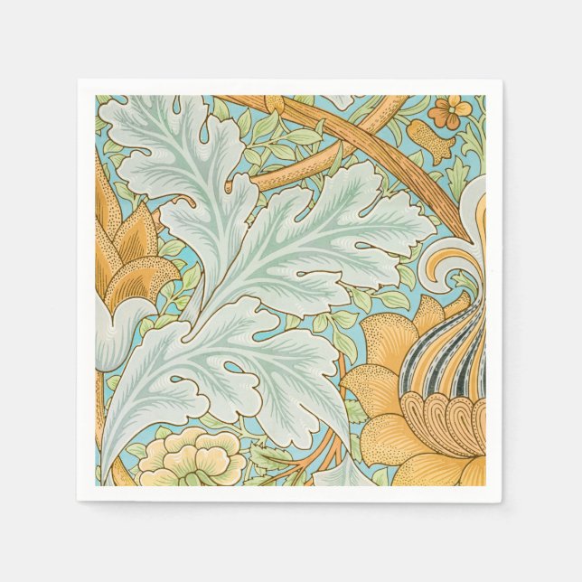 Serviette En Papier Motif St James (par William Morris) (Devant)
