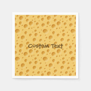 Serviette En Papier Motif suisse au fromage