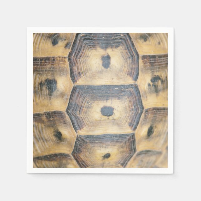 Serviette En Papier Motif Tortoise Shell (Devant)