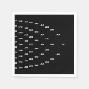 Serviette En Papier Motif unique avec logo/image téléchargée