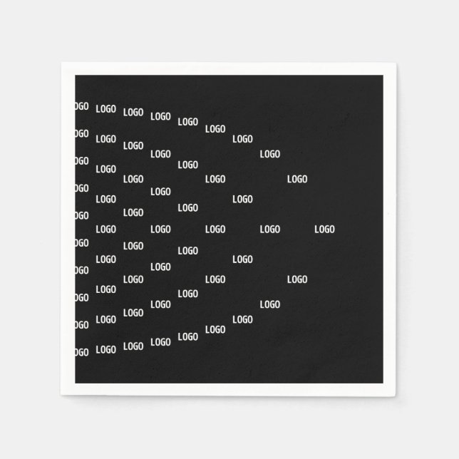 Serviette En Papier Motif unique avec logo/image téléchargée (Devant)