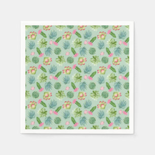 Serviette En Papier Motif Wild Cactus