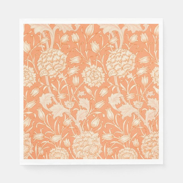 Serviette En Papier Motif Wild Tulip (par William Morris) (Devant)