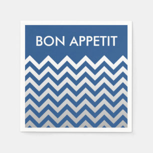 Serviette En Papier Motif ZIGZAG - dégradés gris + votre dossier.