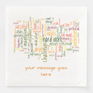 Serviette En Papier Motivational Confiance Booster - effet placebo